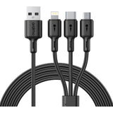 Oraimo Duraline 3 OCD-X93 3-in-1 Cable, - 1.2 Meter
