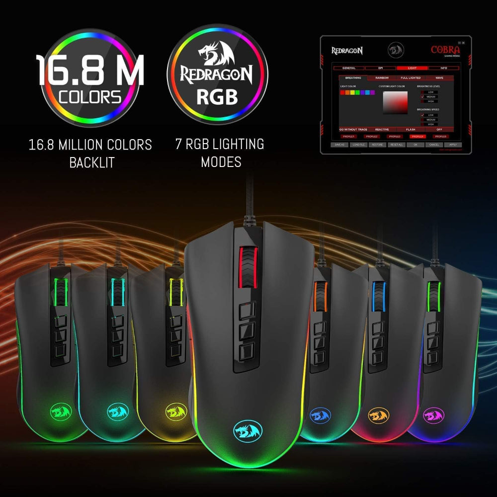 Redragon M711 Cobra Wired Gaming Mouse