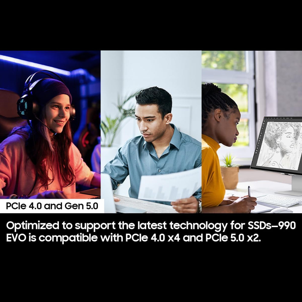 Samsung 990 EVO NVMe M.2 SSD 2TB - 5000MB/s