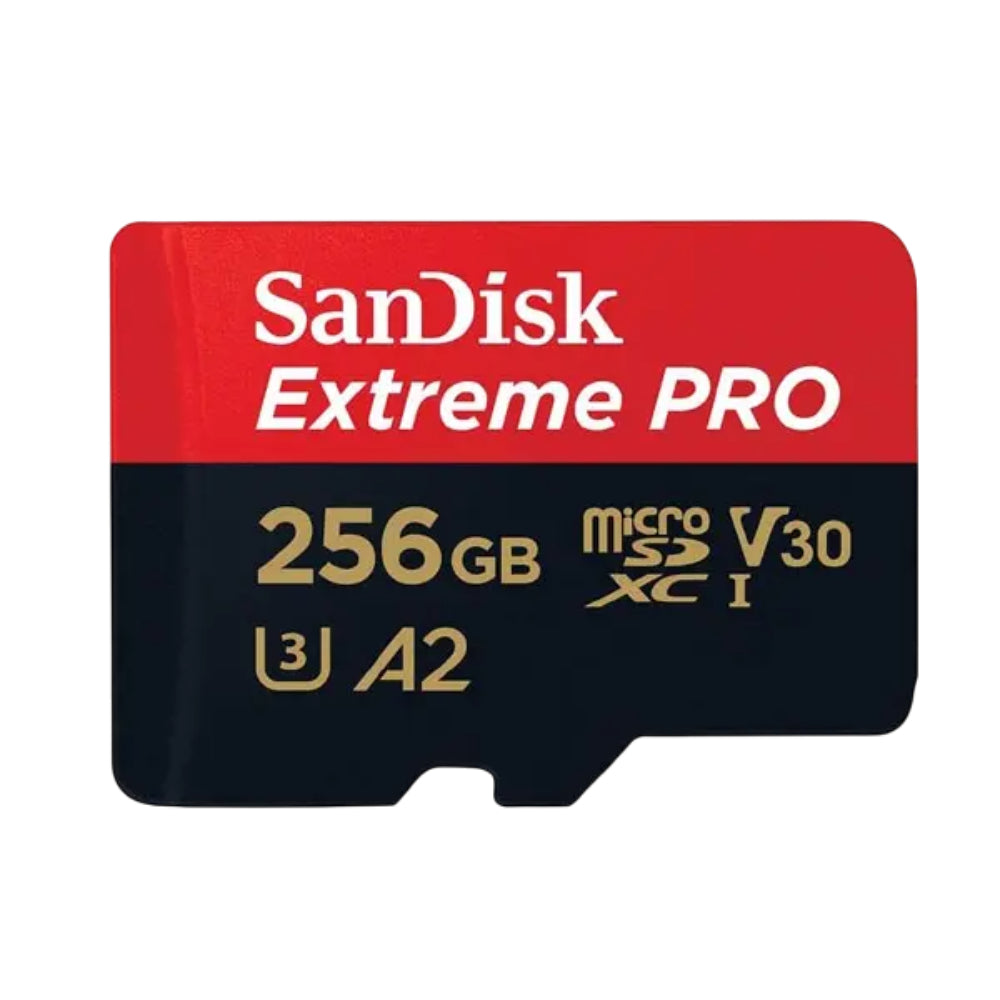 SanDisk Extreme Pro Micro SD Memory Card With Adapter - 256GB
