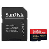 SanDisk Extreme Pro Micro SD Memory Card With Adapter - 256GB