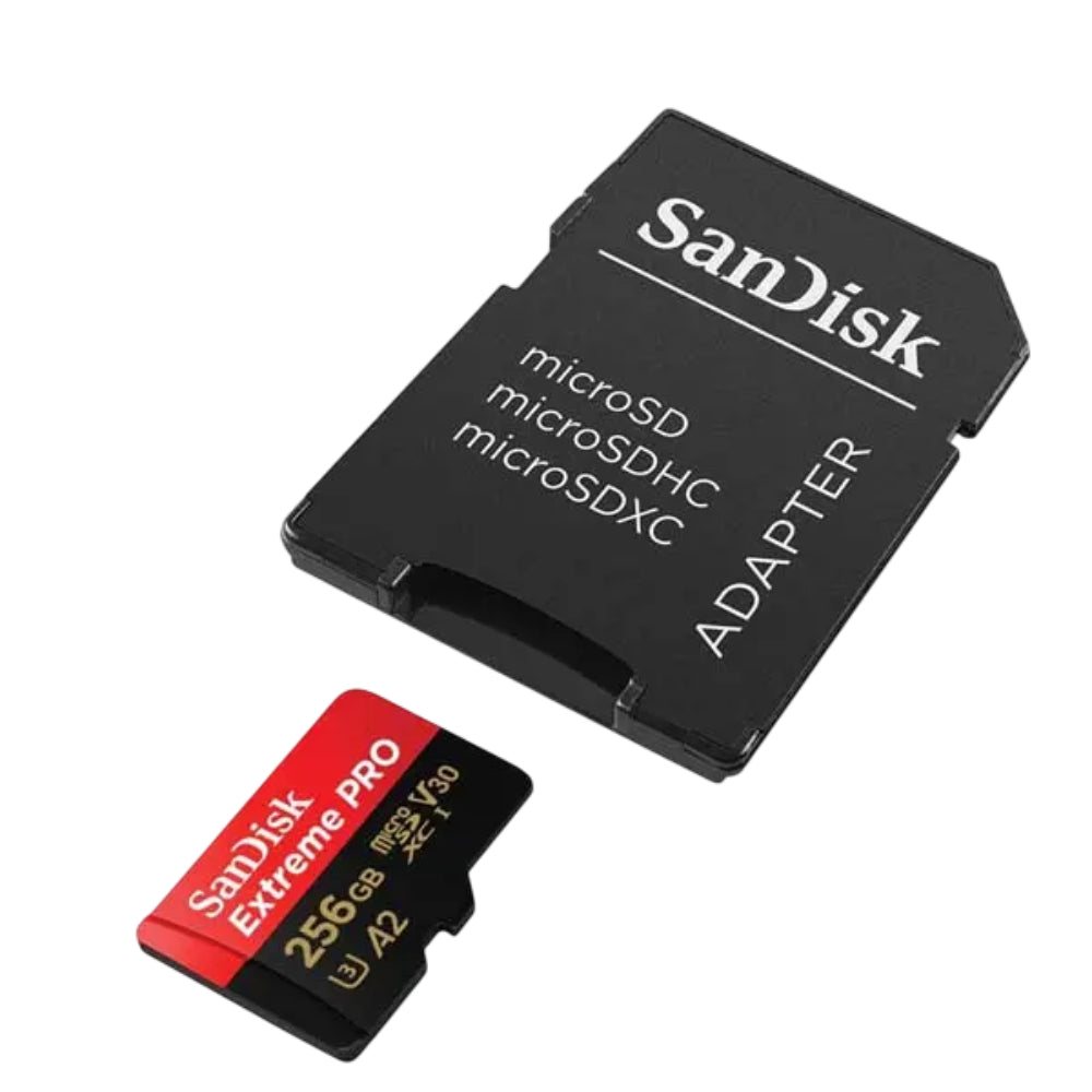 SanDisk Extreme Pro Micro SD Memory Card With Adapter - 256GB