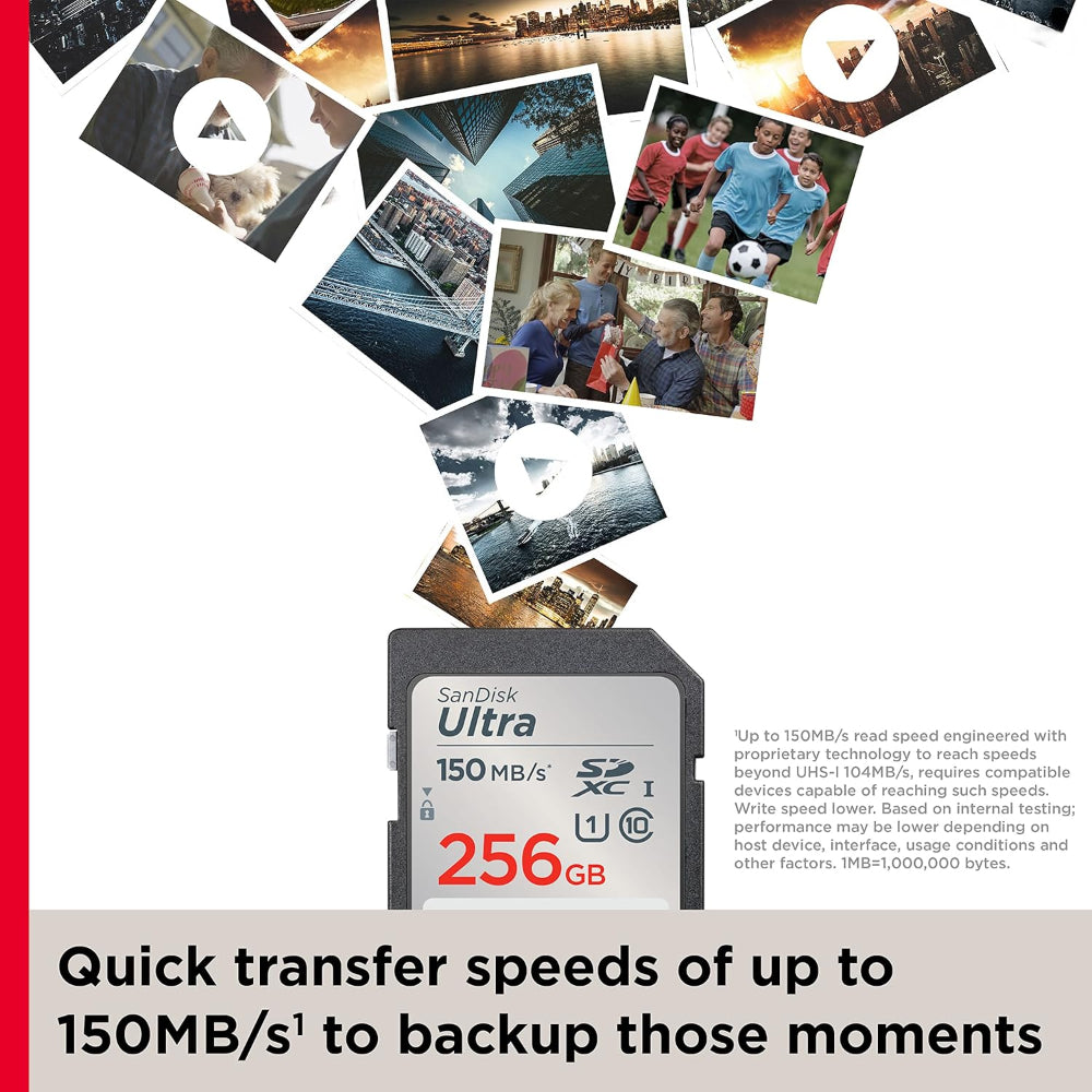 SanDisk Ultra SD Memory Card - 256GB