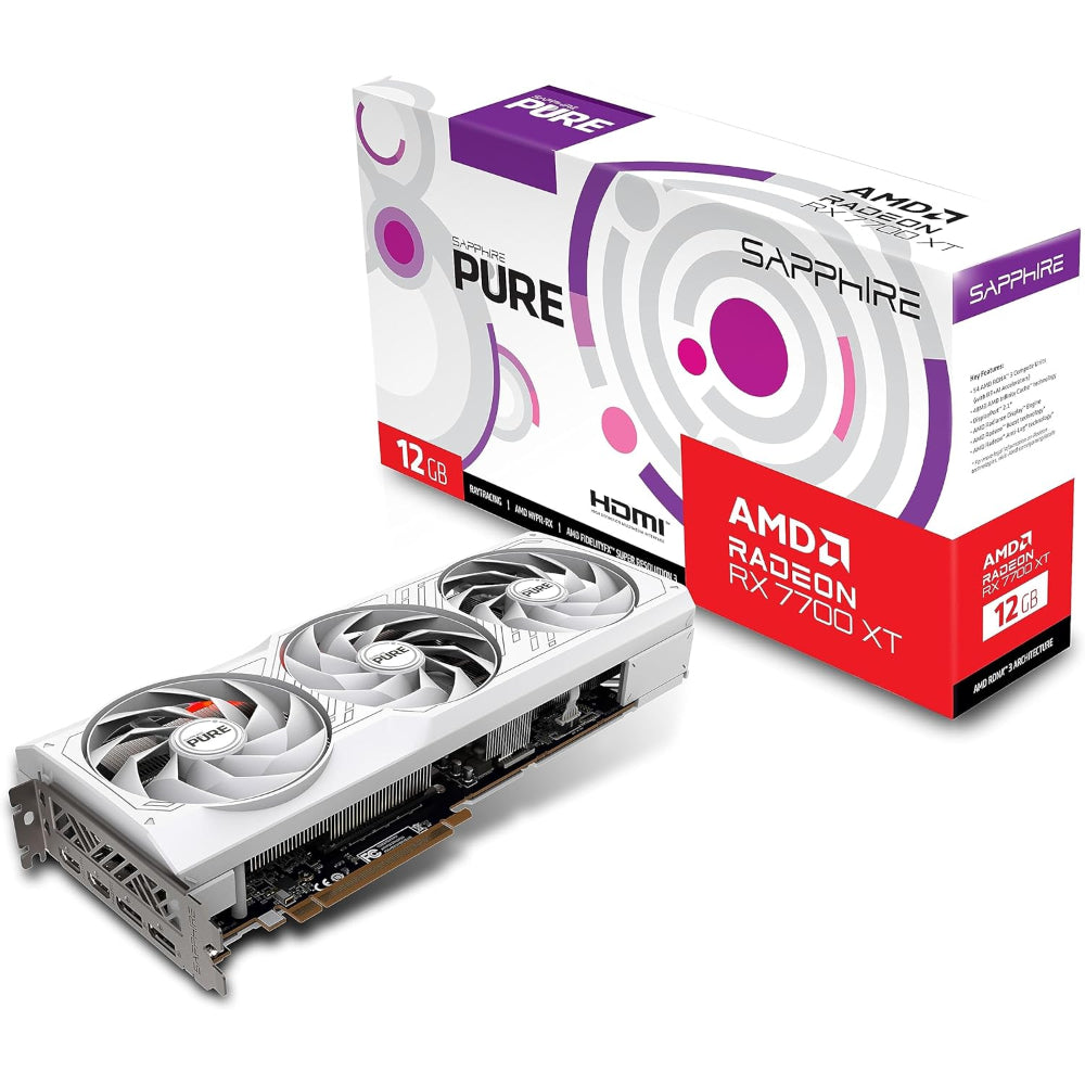 Sapphire Pure AMD Radeon RX 7700 XT 12GB GDDR6 Graphics Card