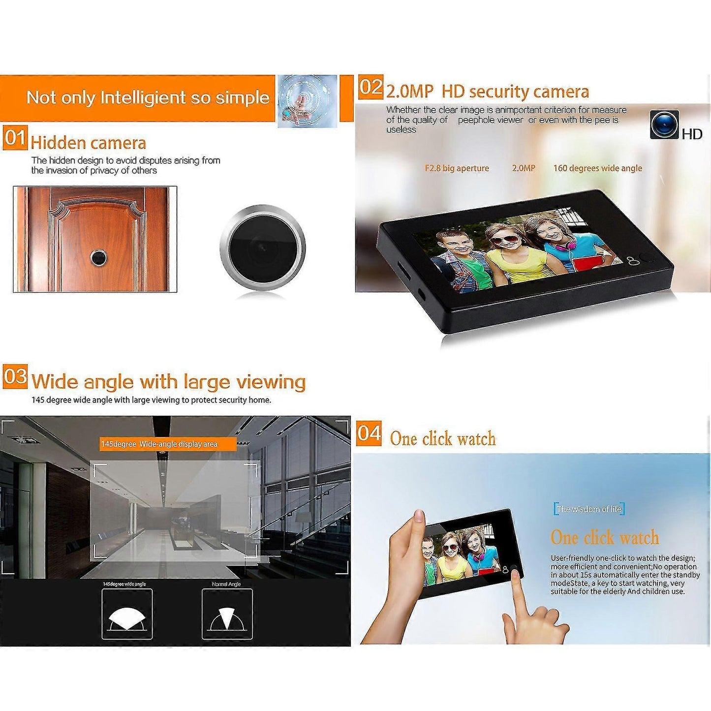 Smart Doorbell, with Camera