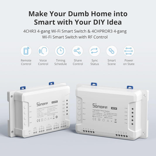 Sonoff 4CHPROR3 Wi-Fi Smart Switch