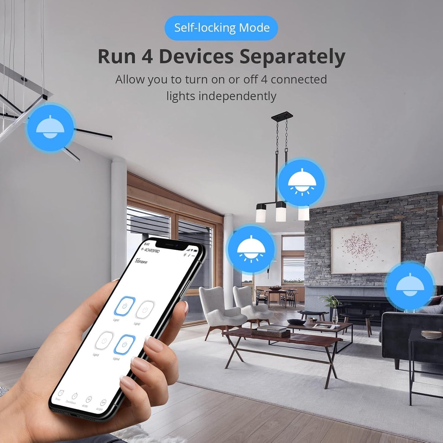 Sonoff 4CHPROR3 Wi-Fi Smart Switch