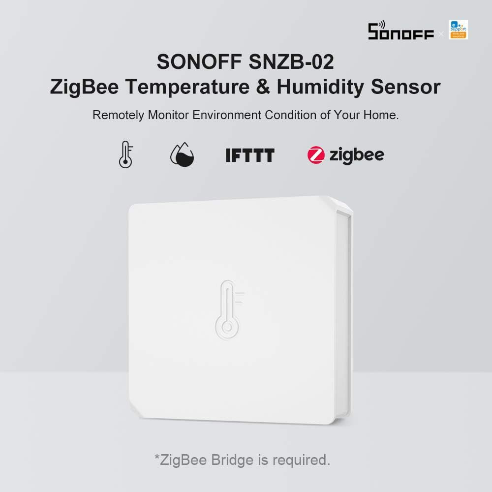 Sonoff SNZB-02 Temperature and Humidity Sensor