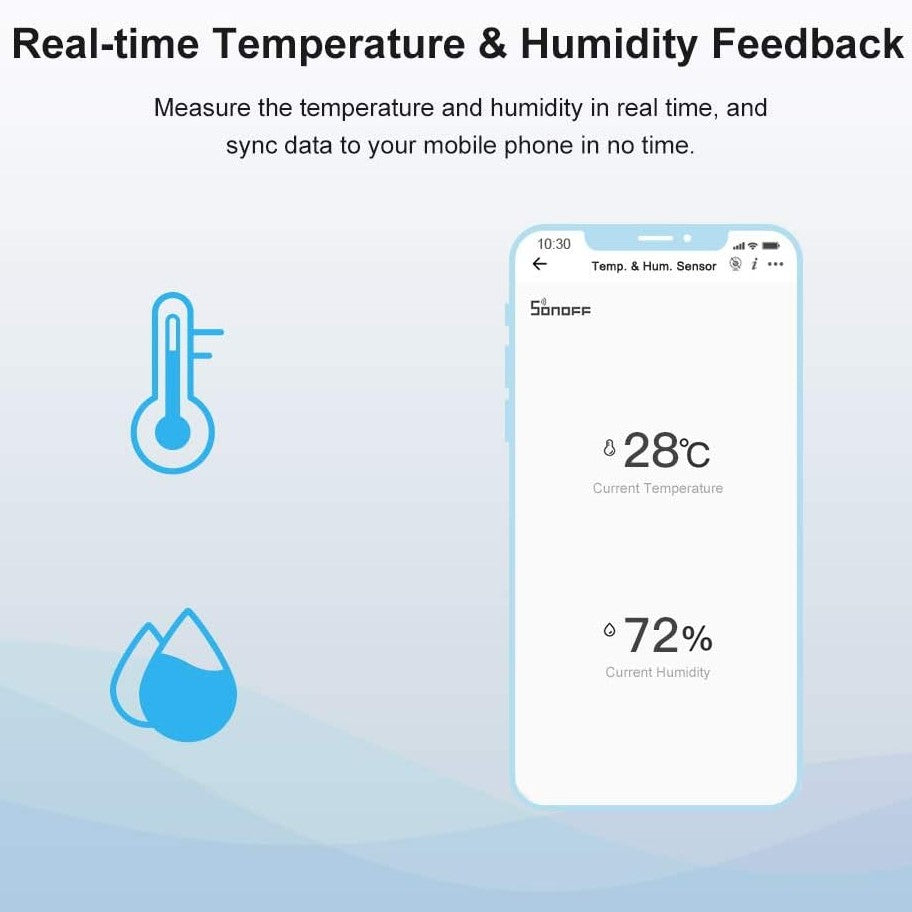 Sonoff SNZB-02 Temperature and Humidity Sensor