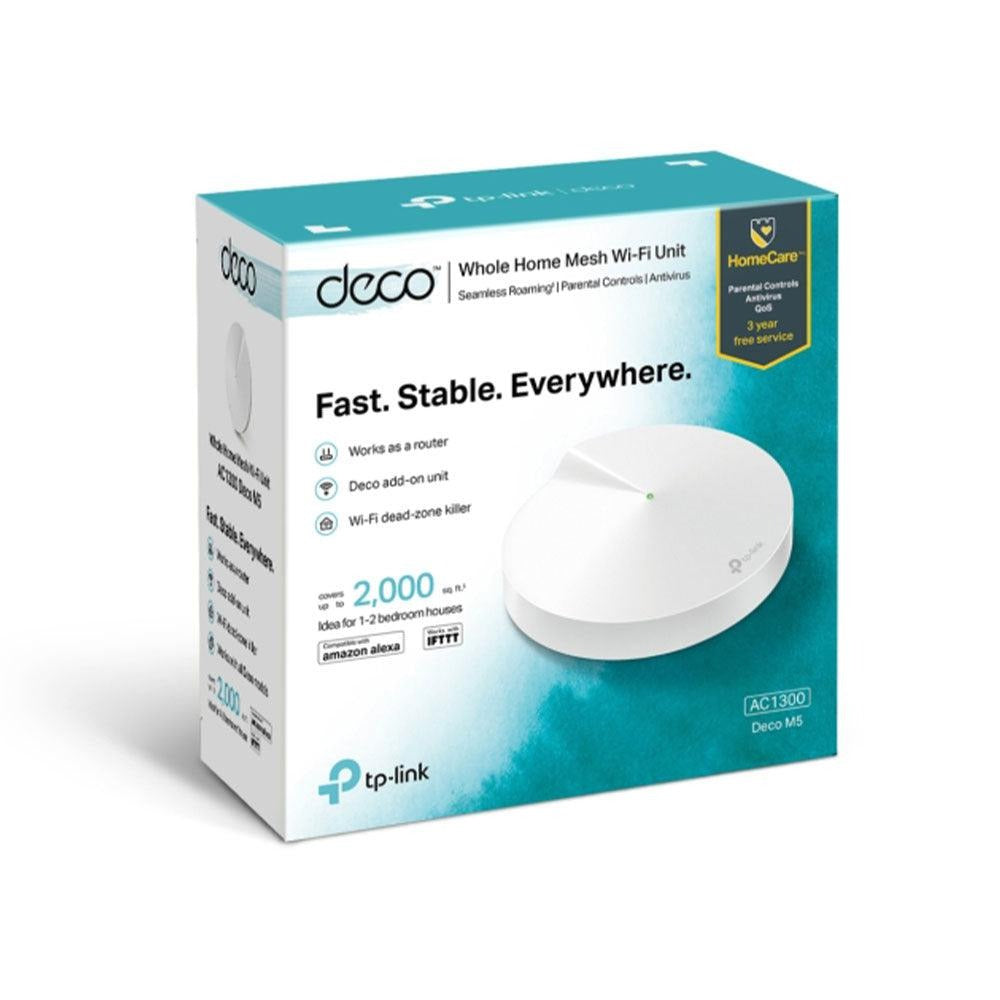 TP-Link Deco M5 AC1300 Home Mesh Wi-Fi System, 1300Mbps