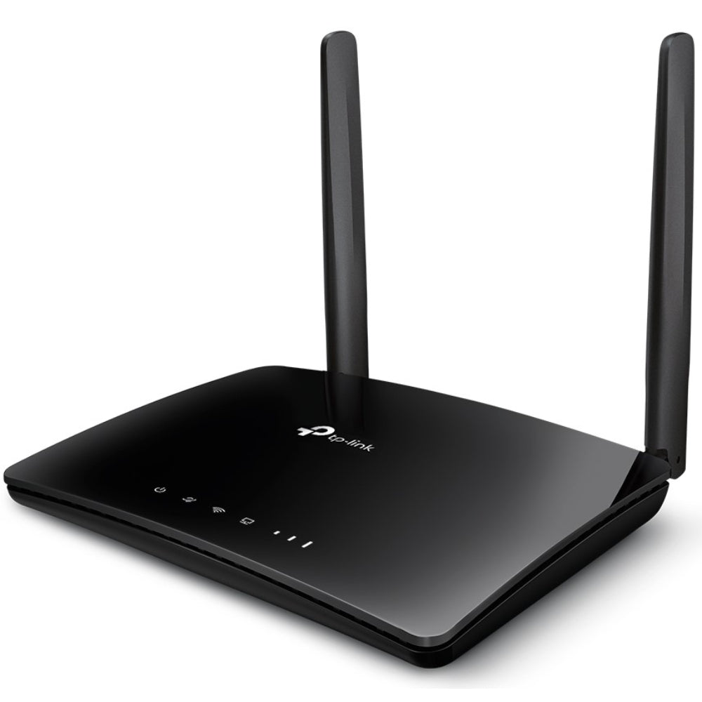 TP-Link Archer MR200 AC750 Dual Band 4G LTE Router, 4 Ports, 750Mbps