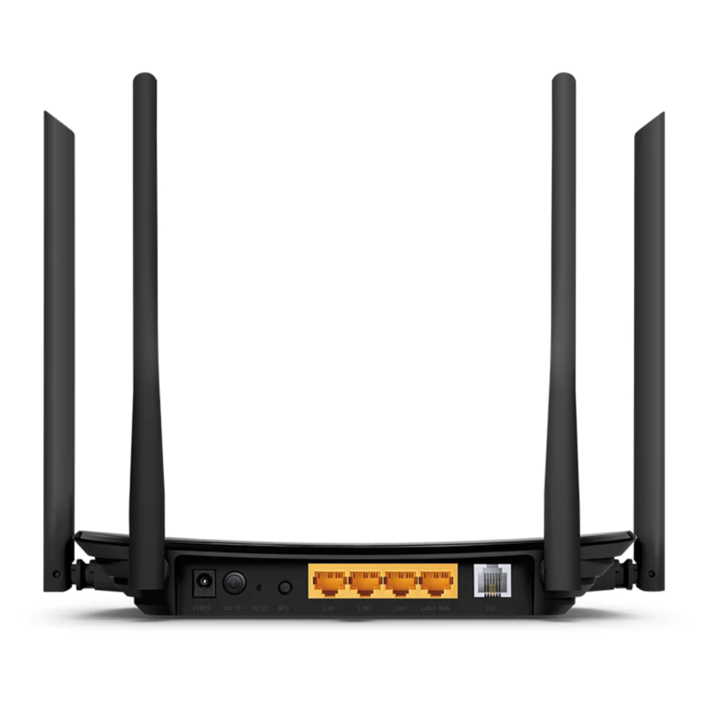 راوتر مودم VDSL/ADSL تي بي لينك ارتشر VR300، عدد 4 منافذ، سرعة 1200 ميجابت في الثانية