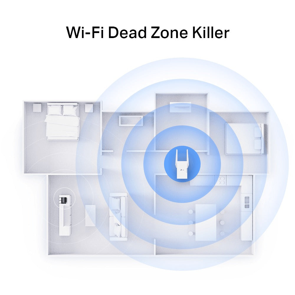 TP-Link RE705X AX3000 Wi-Fi 6 Range Extender, 3000Mbps