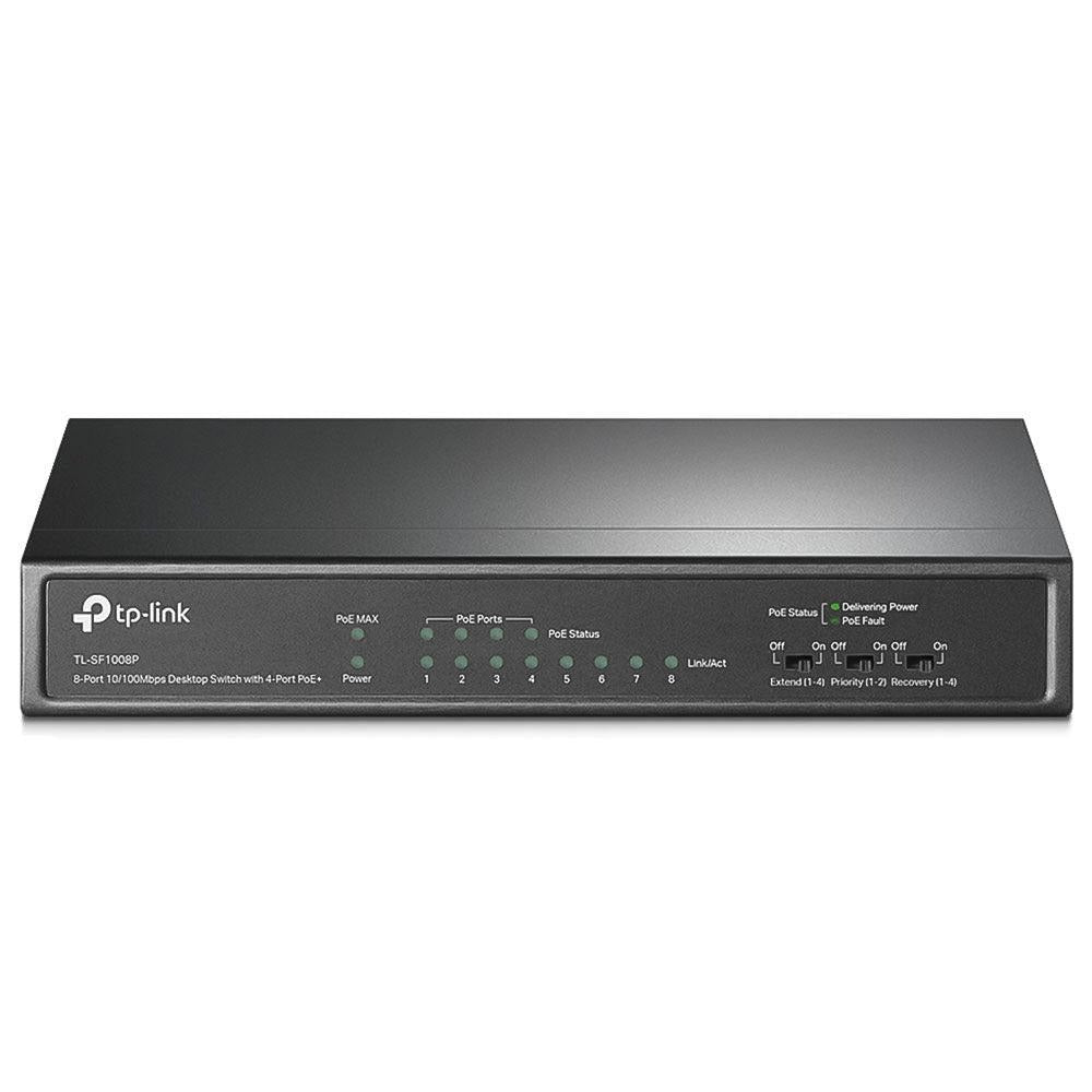 TP-Link TL-SF1008P Unmanaged PoE Switch, 8 Ports
