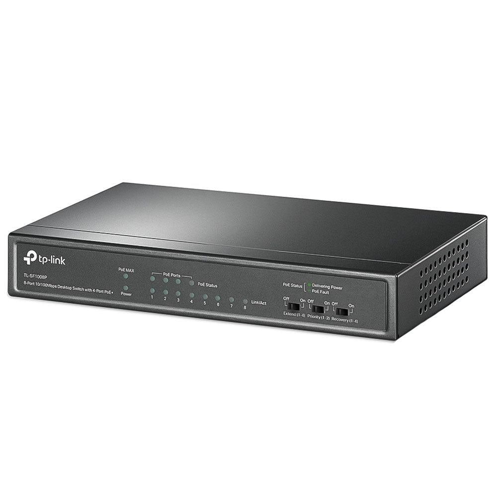 TP-Link TL-SF1008P Unmanaged PoE Switch, 8 Ports