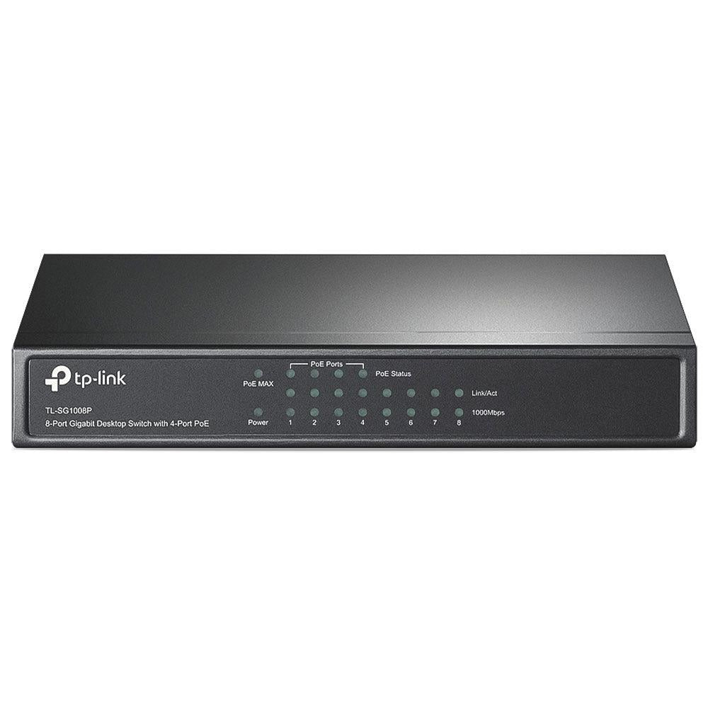 TP-Link TL-SG1008P Unmanaged PoE Switch, 8 Ports