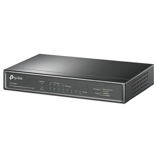 TP-Link TL-SG1008P Unmanaged PoE Switch, 8 Ports
