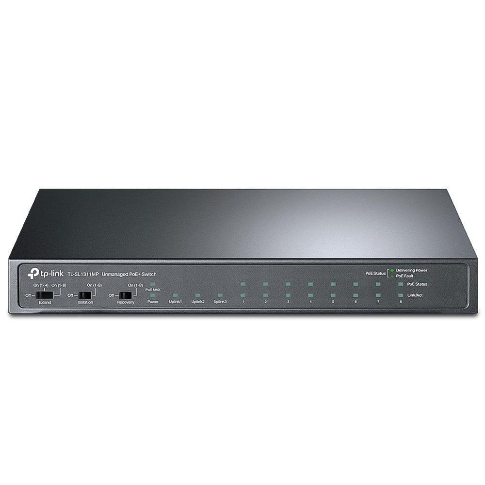TP-Link TL-SL1311MP Unmanaged PoE Switch, 8 Ports
