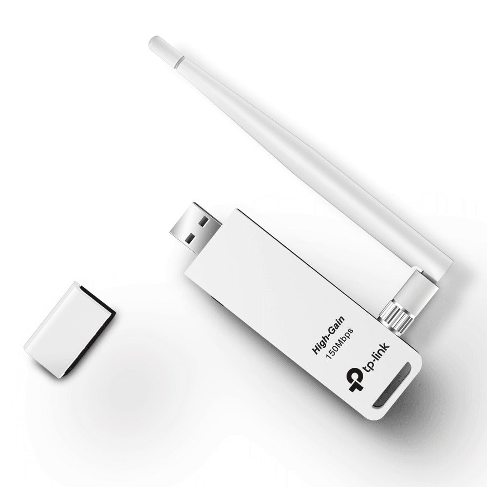 محول واي فاي USB تي بي لينك TL-WN722N، سرعة 150 ميجابت في الثانية