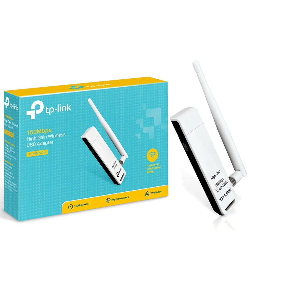 محول واي فاي USB تي بي لينك TL-WN722N، سرعة 150 ميجابت في الثانية