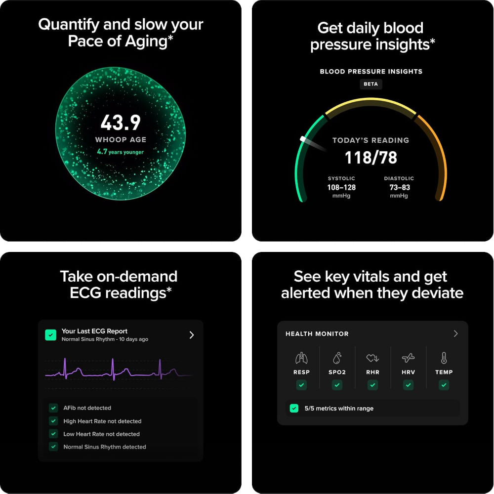 WHOOP Life 5.0 Health and Fitness Tracker - 12 Month Subscription