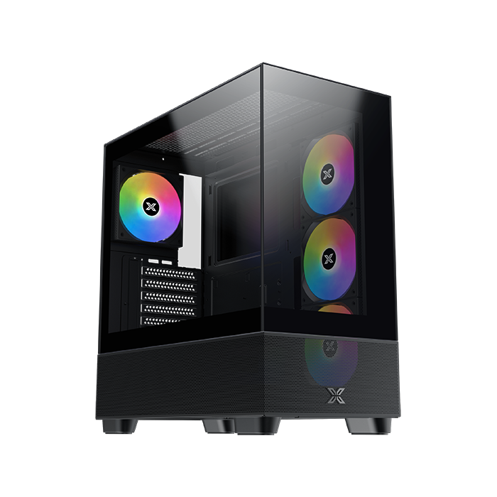 كيسة كمبيوتر ATX سيجماتيك اندروفين اير V2 مع 4 مراوح ARGB