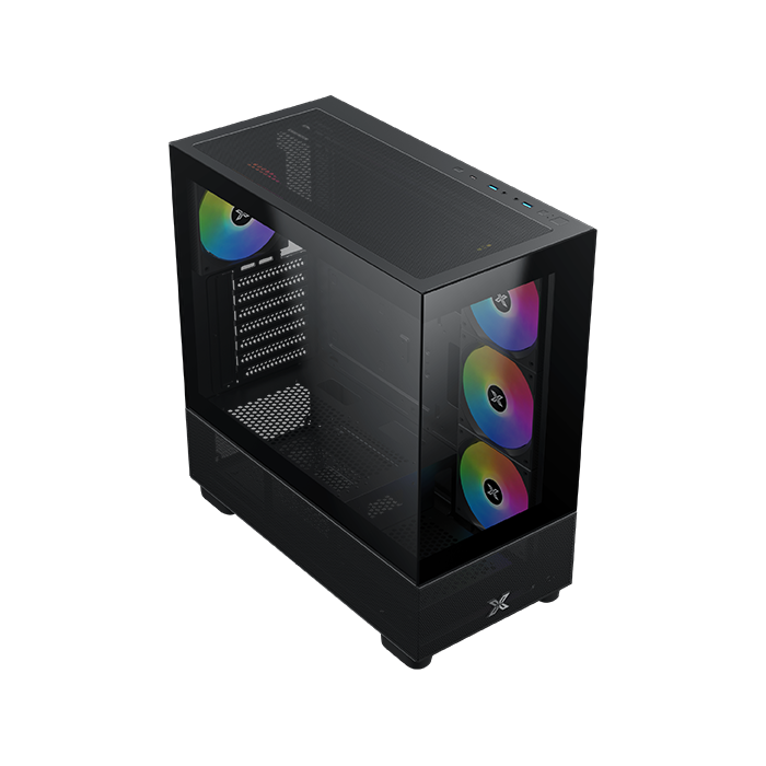 كيسة كمبيوتر ATX سيجماتيك اندروفين اير V2 مع 4 مراوح ARGB