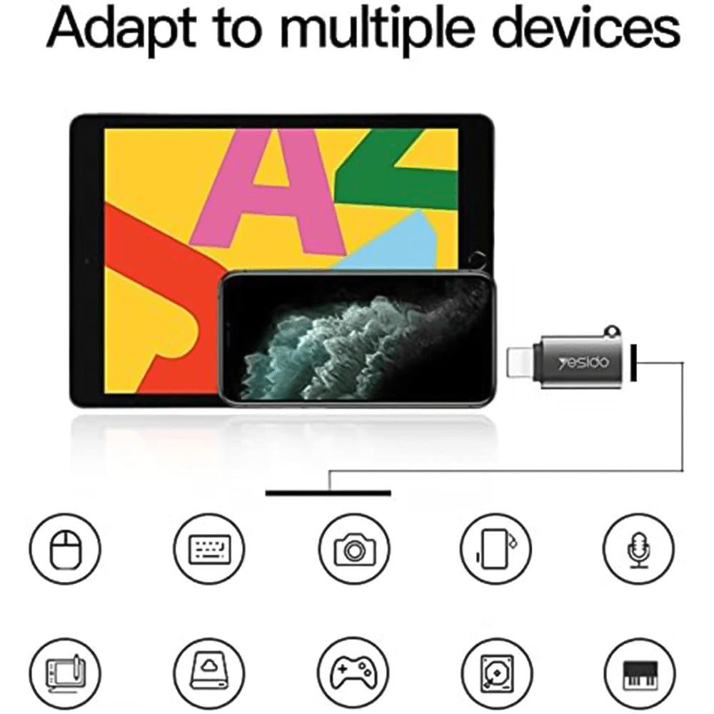 Yesido GS14 Lightning to USB-A OTG Adapter
