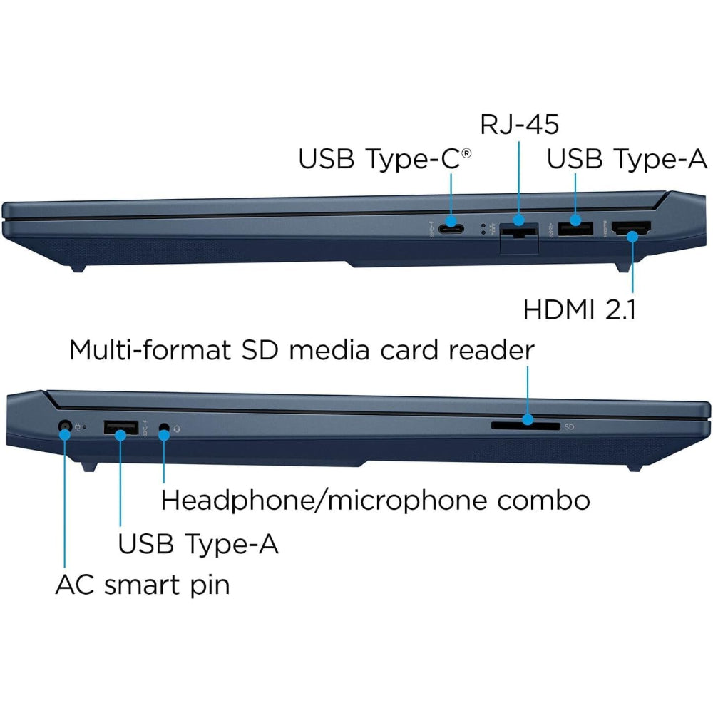 لاب توب ألعاب اتش بي فيكتوس 15-FA1093DX، شاشة 15.6 بوصة، كور i5-13420H، جي فورس RTX 3050، رام 8 جيجابايت، سعة 512 جيجابايت SSD