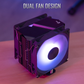 AeroCool Rime 4 Dual ARGB Cooling Fans