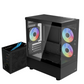 AeroCool Viewport Mini ARGB PC Case with Lux 750W 80 Plus Bronze PSU