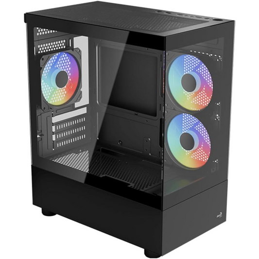 AeroCool Viewport Mini PC Case with 3 ARGB Fans