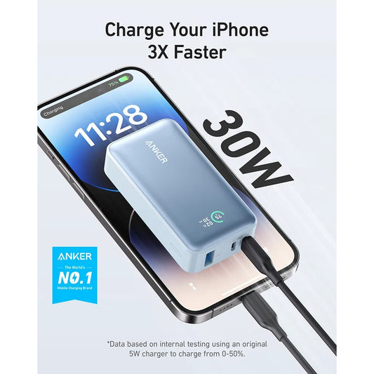 Anker 533 A1256H32 Power Bank, 10000mAh, 30W