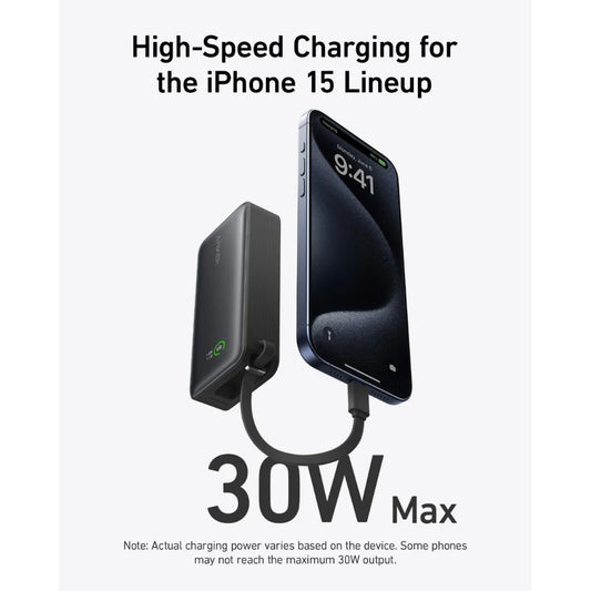 Anker Nano A1259H11 Power Bank, 10000mAh, 30W