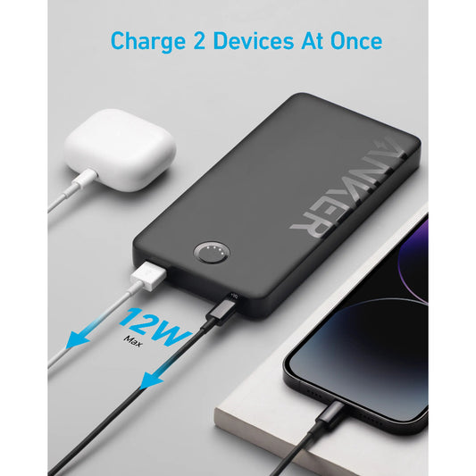 Anker 323 A1334H11 Power Bank, 10000mAh, 12W