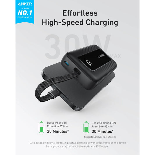 Anker Zolo A1688H11 Power Bank, 10000mAh, 30W