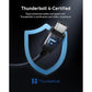 Anker Prime A84N0011 Thunderbolt 4 USB-C Cable, 240W - 0.9 Meter