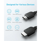 كابل HDMI انكر A8742H11 بدقة 8K/4K - طول 1.8 متر
