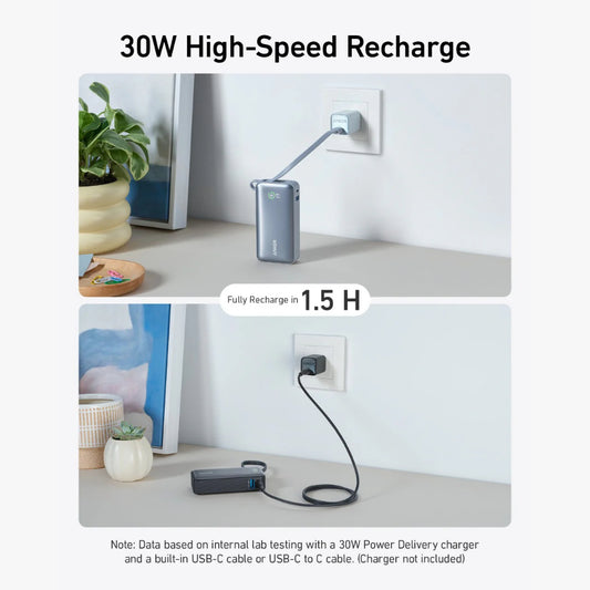 Anker Nano A1259H11 Power Bank, 10000mAh, 30W
