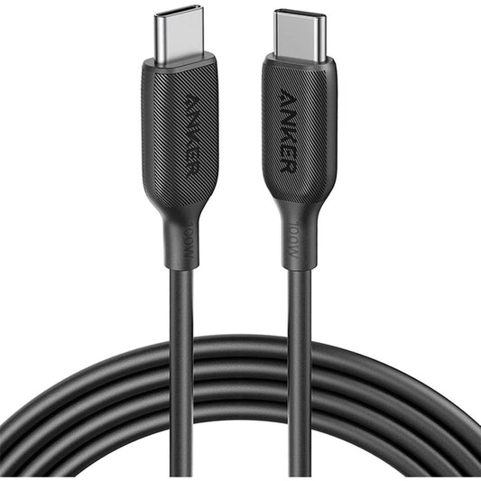 كابل USB-C إلى USB-C انكر باور لاين III، قدرة 100 وات - 1.8 متر