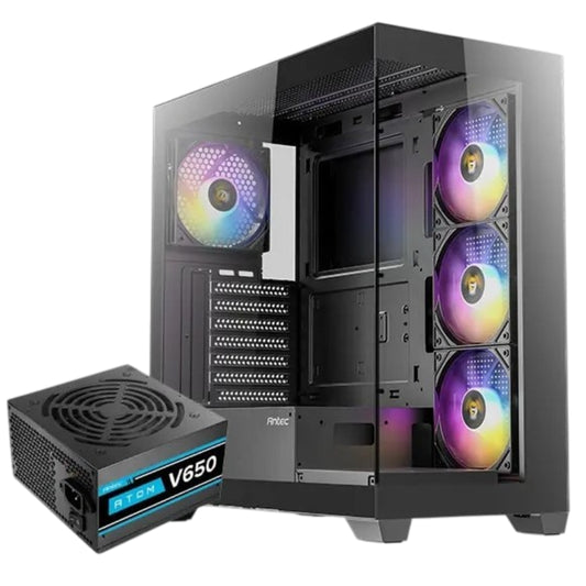 Antec CX300 Mid-Tower PC Case with Atom V650 650W PSU