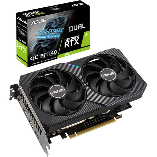 كارت شاشة اسوس دوال جي فورس RTX 3060 OC ذاكرة 12 جيجابايت GDDR6