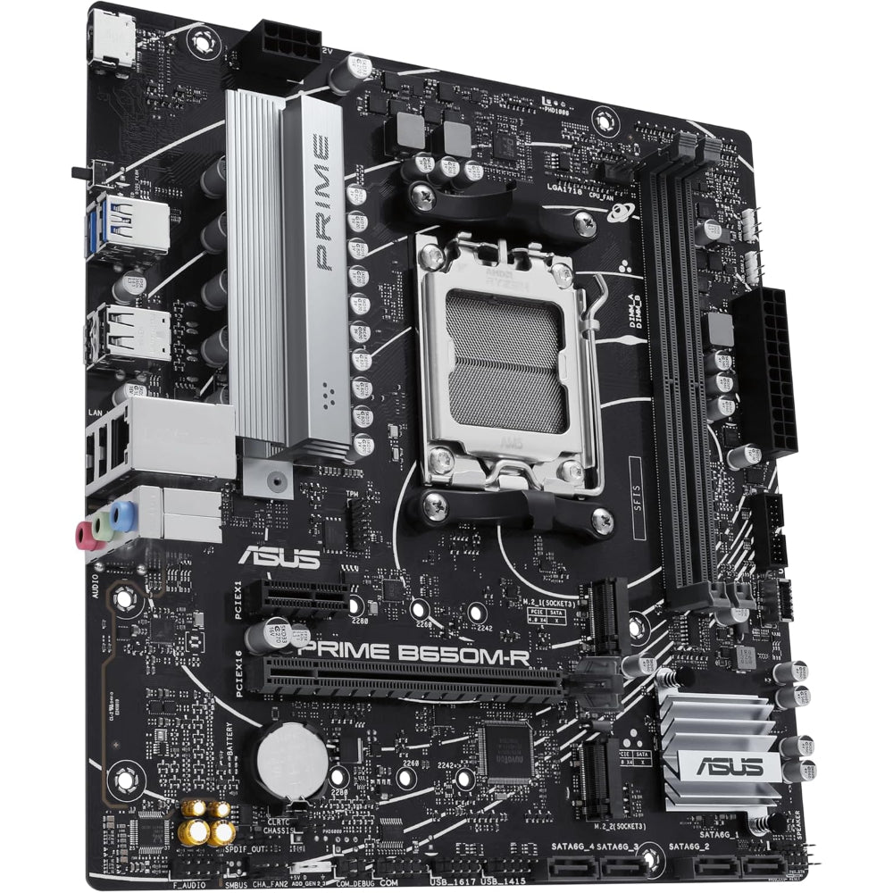 مازر بورد اسوس برايم B650M-R، مقبس AM5، ذاكرة DDR5