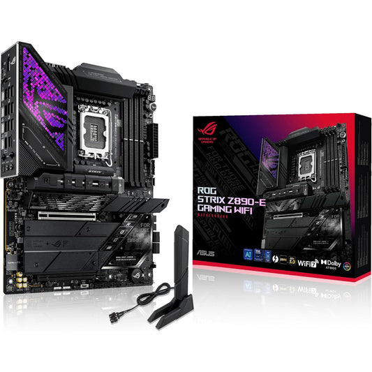 مازر بورد اسوس ROG ستريكس Z890-E جيمنج واي فاي 7، مقبس LGA 1851، ذاكرة DDR5
