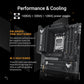 Asus TUF GAMING B850M-PLUS Wi-Fi 6E Motherboard, AM5 Socket, DDR5 Memory
