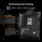 Asus TUF GAMING B850M-PLUS Motherboard, AM5 Socket, DDR5 Memory