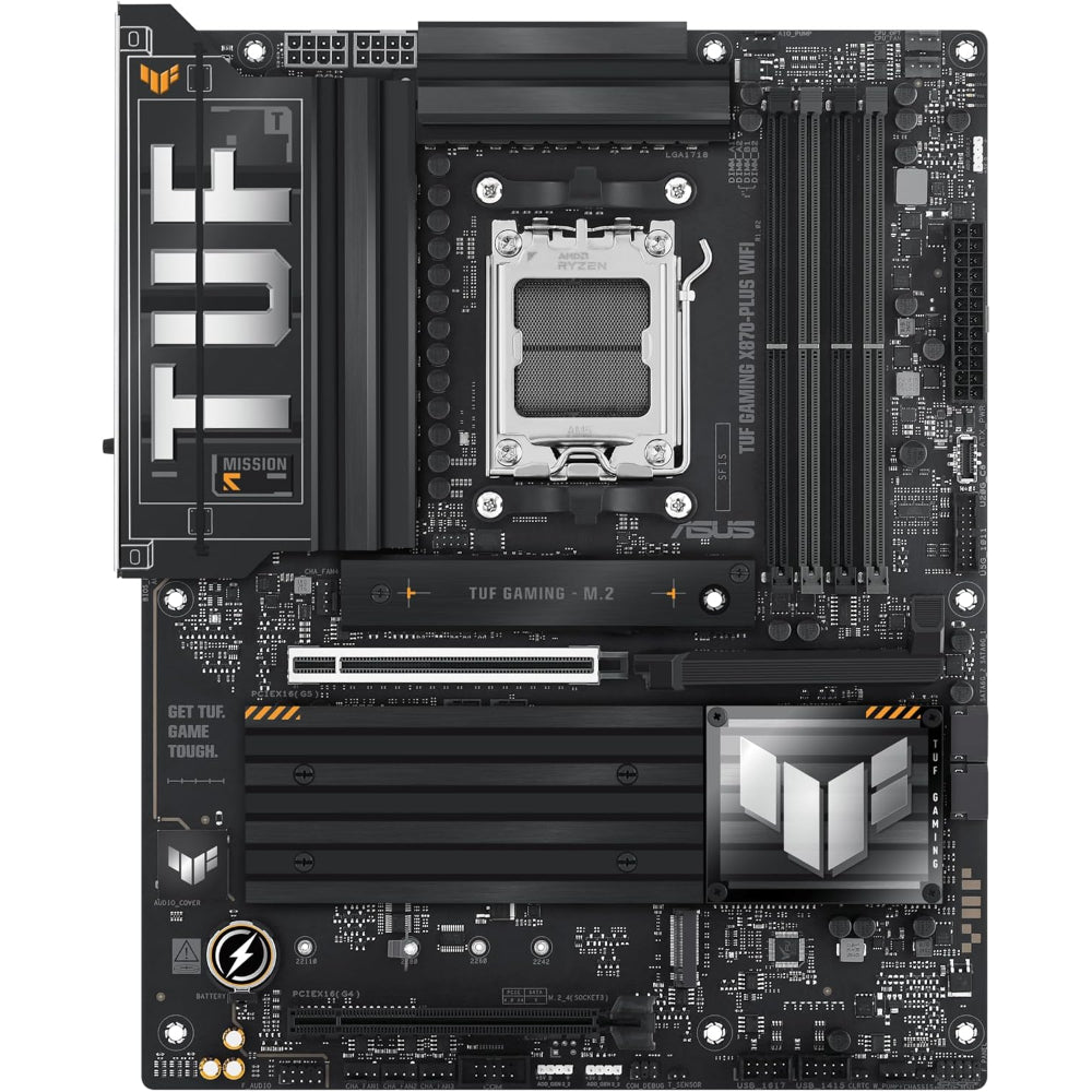 مازر بورد اسوس TUF جيمنج X870-PLUS واي فاي 7، مقبس AM5، ذاكرة DDR5