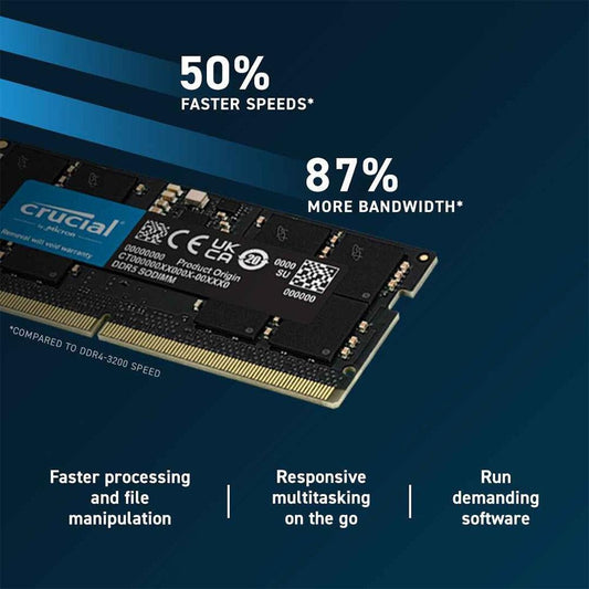 Crucial 32GB DDR5 Laptop RAM 4800MHz