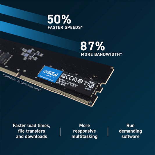 Crucial 8GB DDR5 RAM 4800MHz