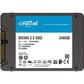 درايف SSD SATA كروشال BX500 سعة 240 جيجابايت - سرعة 540 ميجابايت/ثانية